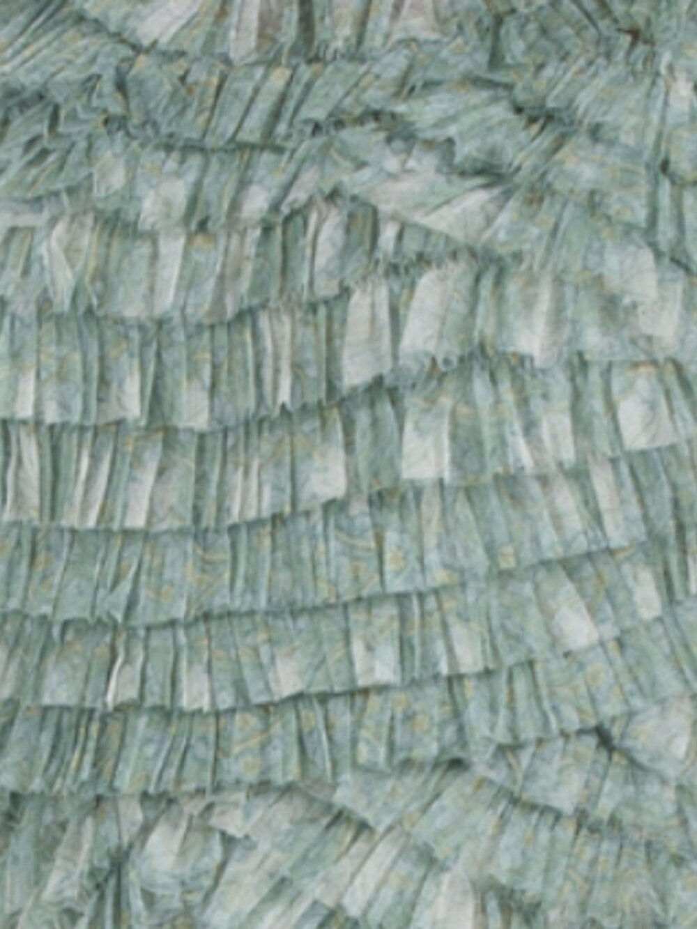MAC DUGGAL Sleeveless Micro Ruffle Dress - Picture 3 of 3